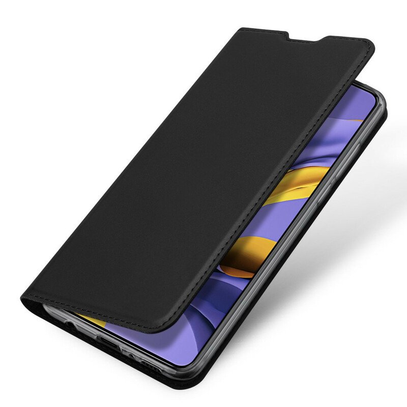 Folio-fodral Samsung Galaxy A71 Läderfodral Skin Pro Dux Ducis