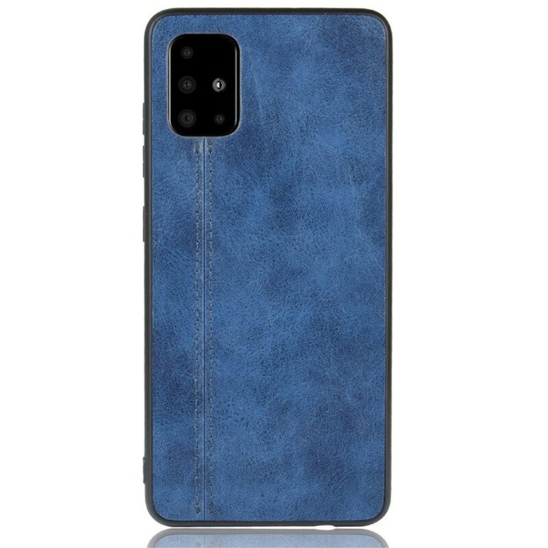 Skal Samsung Galaxy A71 Couture Lädereffekt