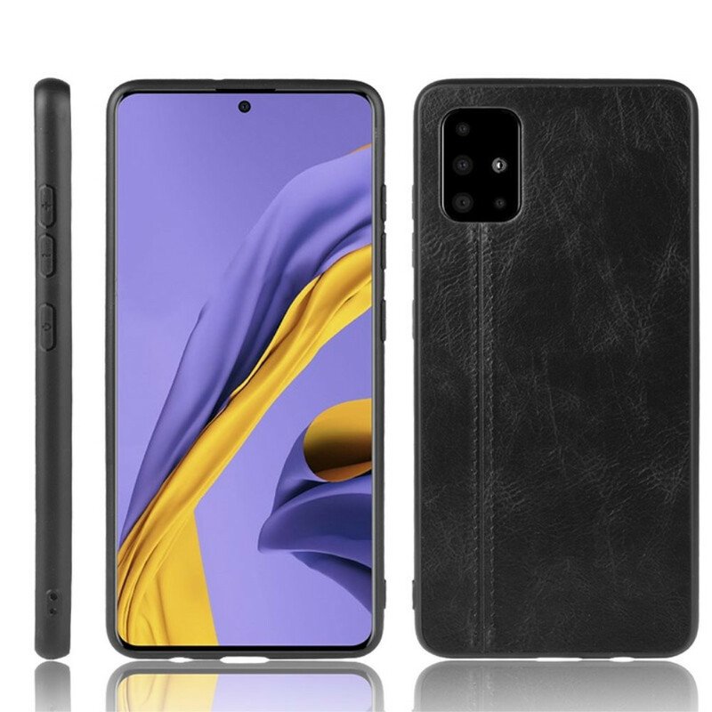 Skal Samsung Galaxy A71 Couture Lädereffekt