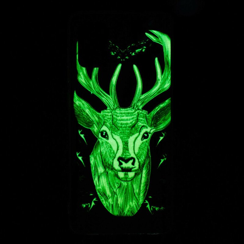 Skal Samsung Galaxy A71 Fluorescerande Majestic Deer