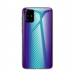 Skal Samsung Galaxy A71 Kolfiberhärdat Glas