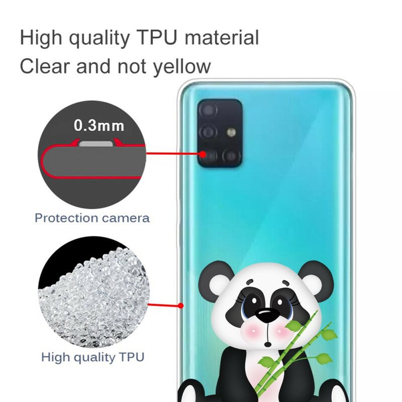 Skal Samsung Galaxy A71 Sömlös Sad Panda