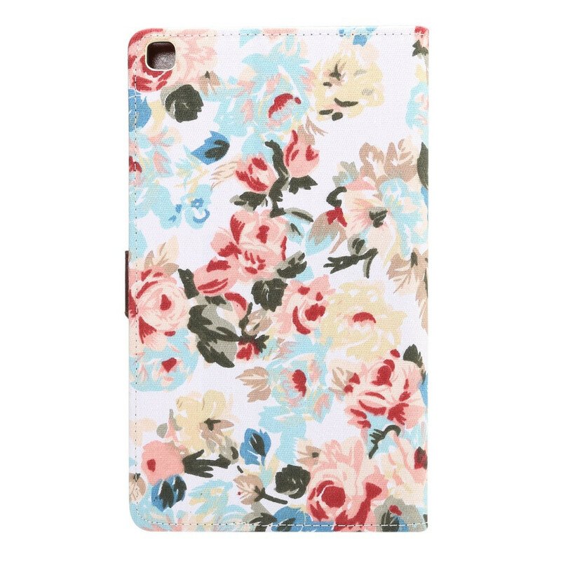 Fodral Samsung Galaxy Tab A7 Lite Liberty Blommor