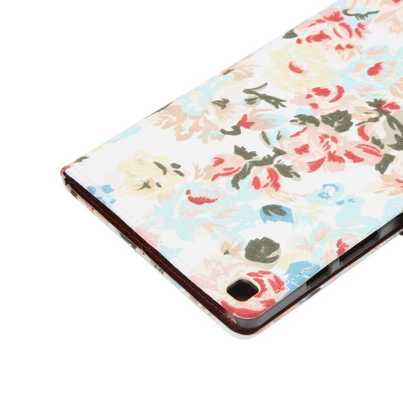 Fodral Samsung Galaxy Tab A7 Lite Liberty Blommor