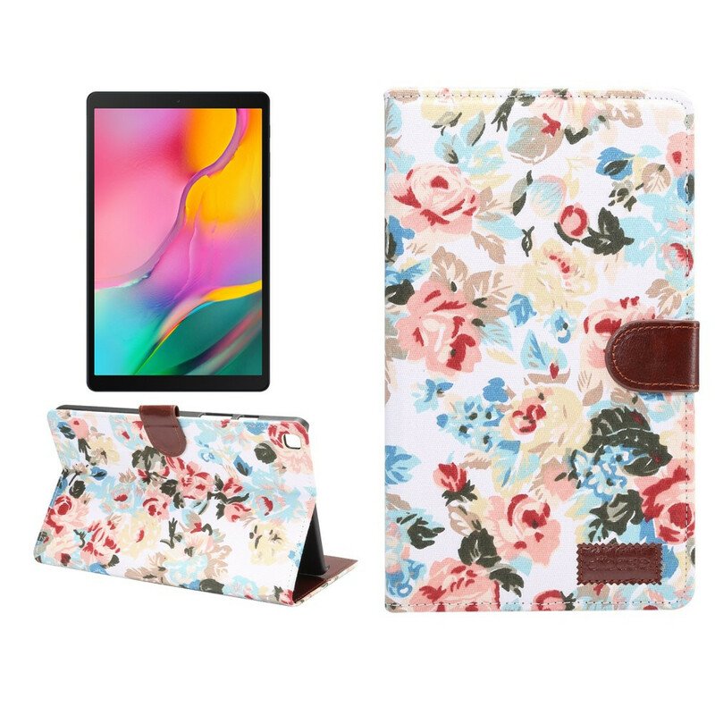 Fodral Samsung Galaxy Tab A7 Lite Liberty Blommor