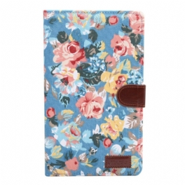 Folio-fodral Samsung Galaxy Tab A7 Lite Liberty Blommor