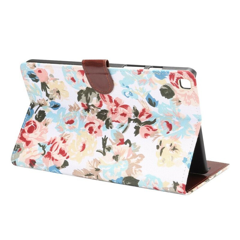 Folio-fodral Samsung Galaxy Tab A7 Lite Liberty Blommor