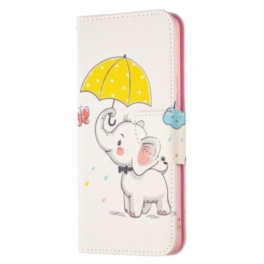 Folio-fodral Samsung Galaxy A53 5G Baby Elefant