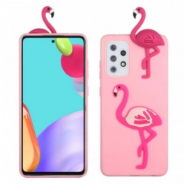 Mobilskal Samsung Galaxy A53 5G 3d Flamingo