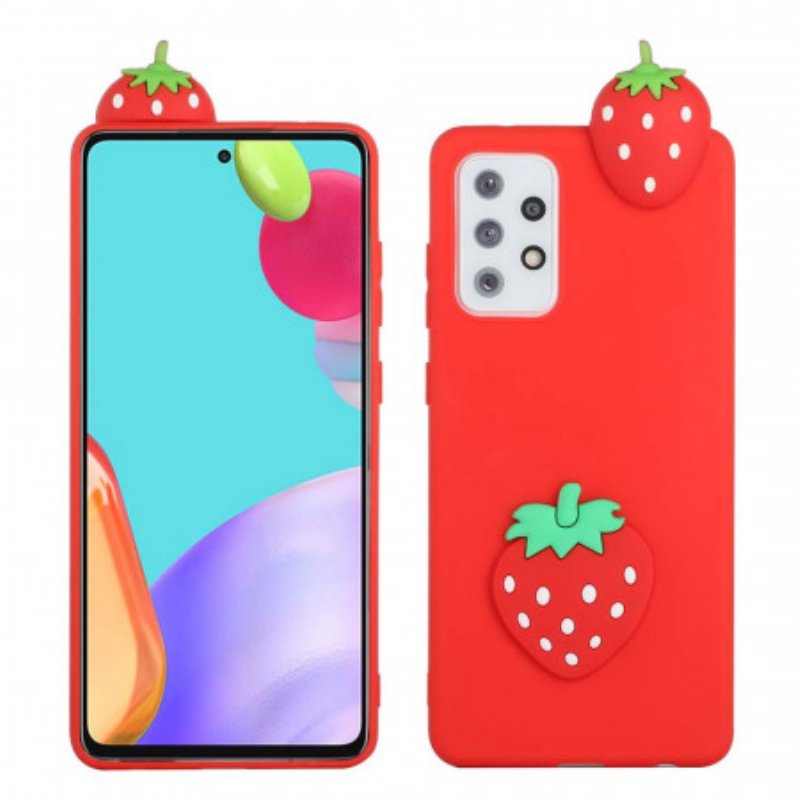 Skal Samsung Galaxy A53 5G 3d Strawberry