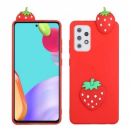 Skal Samsung Galaxy A53 5G 3d Strawberry