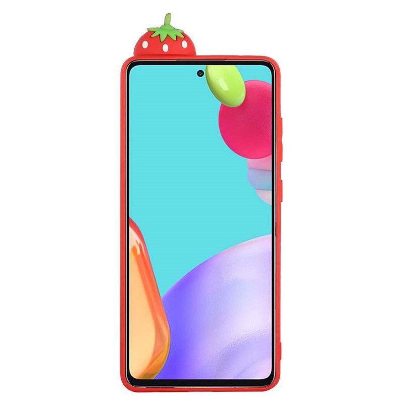 Skal Samsung Galaxy A53 5G 3d Strawberry