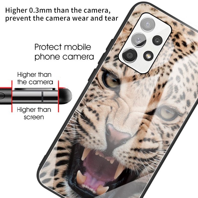 Skal Samsung Galaxy A53 5G Leopard Härdat Glas