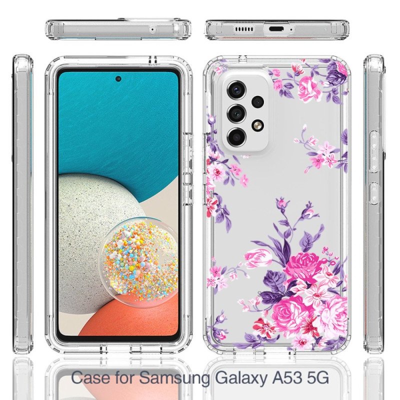 Skal Samsung Galaxy A53 5G Sömlösa Blommor