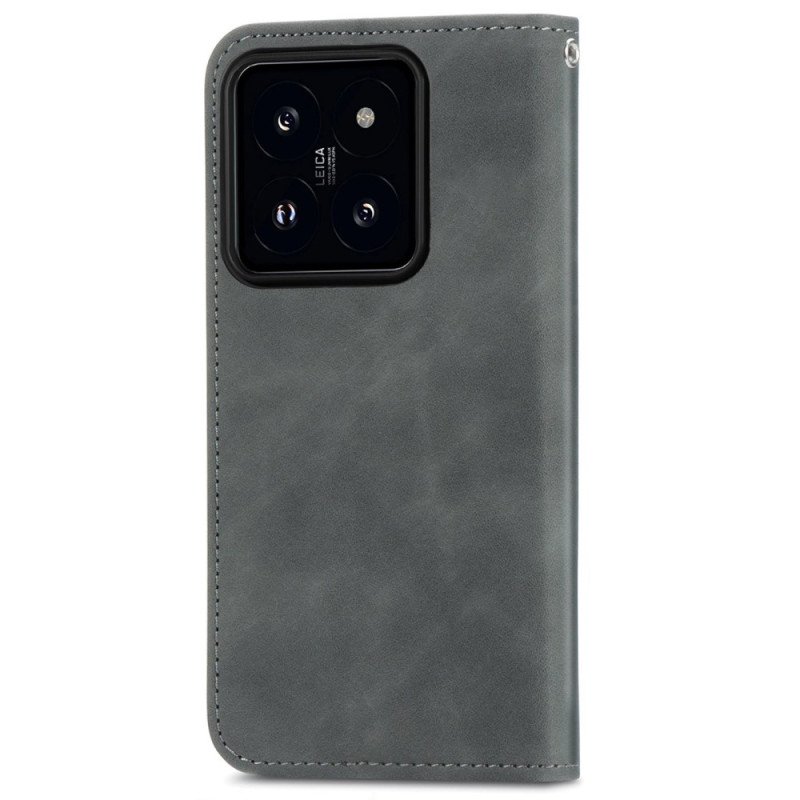 Folio-fodral Xiaomi 14t Pro Telefonfodral Mjuk Konsistens