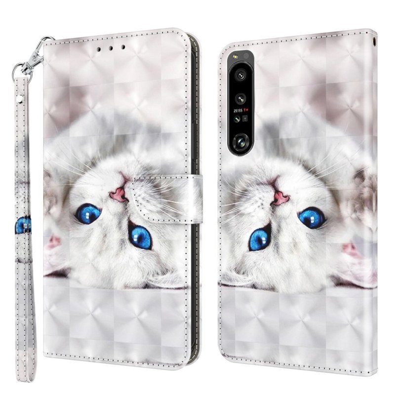 Fodral Sony Xperia 1 IV Med Kedjar Endast Thong Cats