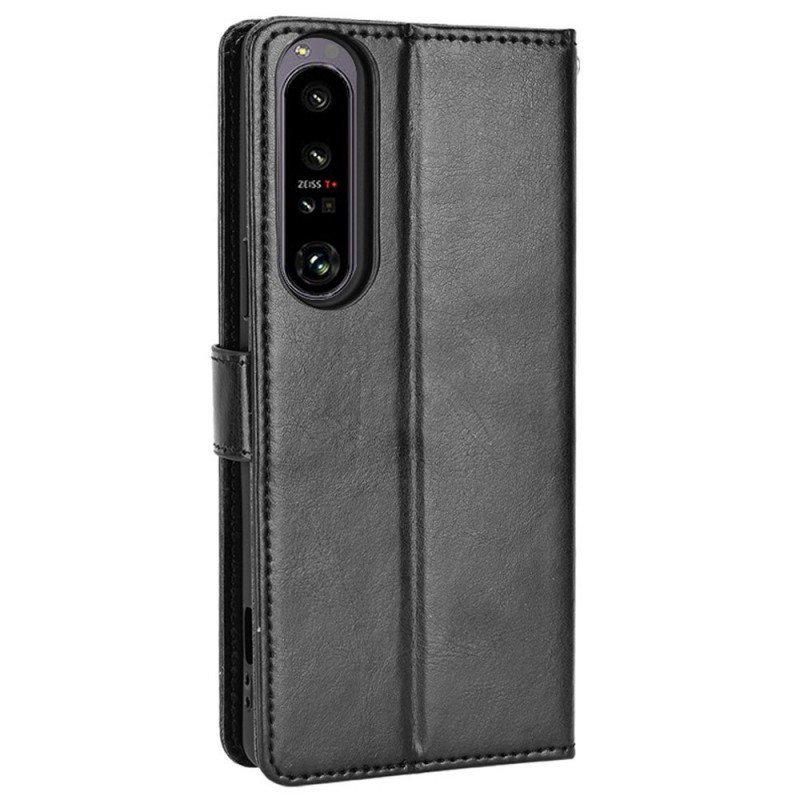 Fodral Sony Xperia 1 IV Med Kedjar Flashig Strappy