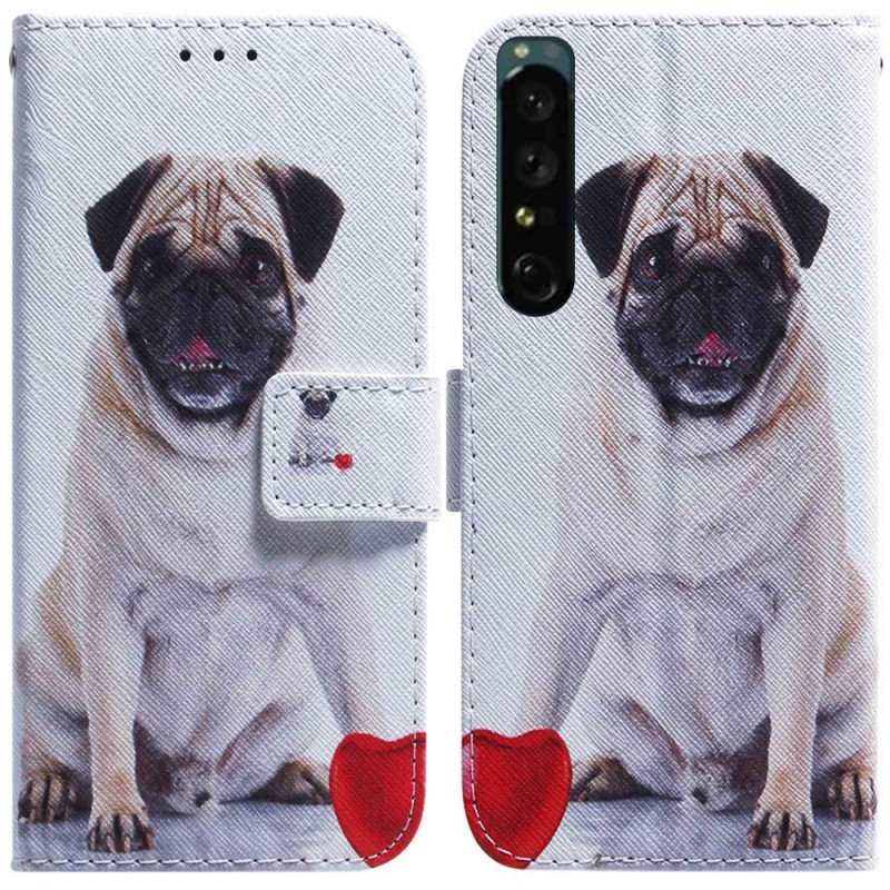 Fodral Sony Xperia 1 IV Mops Hund