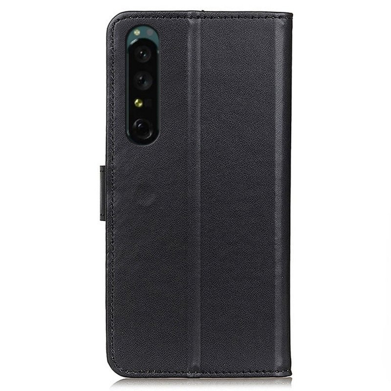 Fodral Sony Xperia 1 IV Vanligt Konstläder