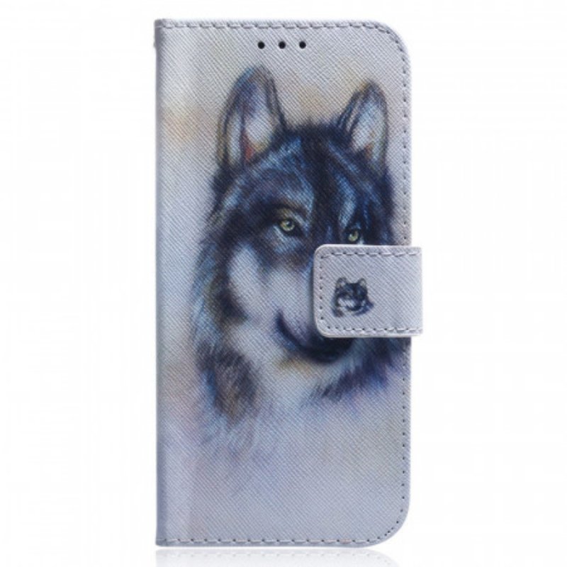 Folio-fodral Sony Xperia 1 IV Akvarell Hund