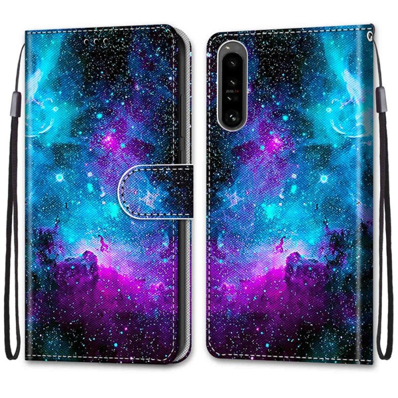 Folio-fodral Sony Xperia 1 IV Kosmisk Himmel