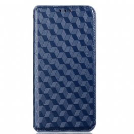 Folio-fodral Sony Xperia 1 IV Läderfodral 3d-kuber