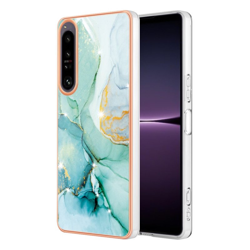 Skal Sony Xperia 1 IV Färgad Marmor