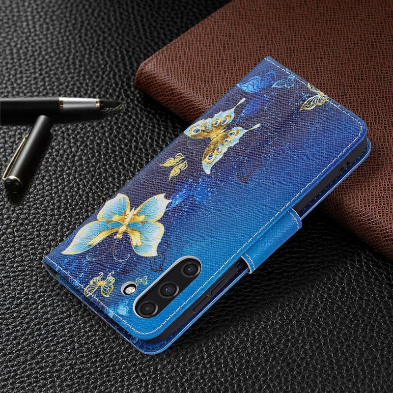 Fodral Samsung Galaxy S21 FE Butterflies Kings