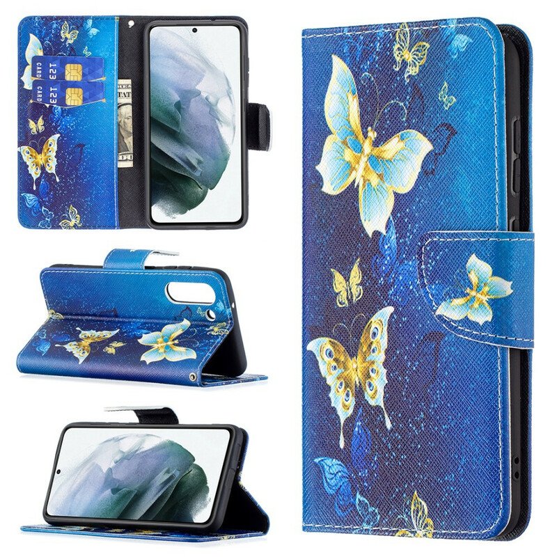 Fodral Samsung Galaxy S21 FE Butterflies Kings