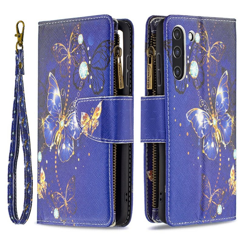 Fodral Samsung Galaxy S21 FE Butterflies Butterflies Zip Pouch