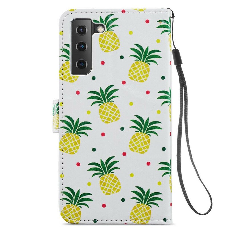 Fodral Samsung Galaxy S21 FE Flera Ananas