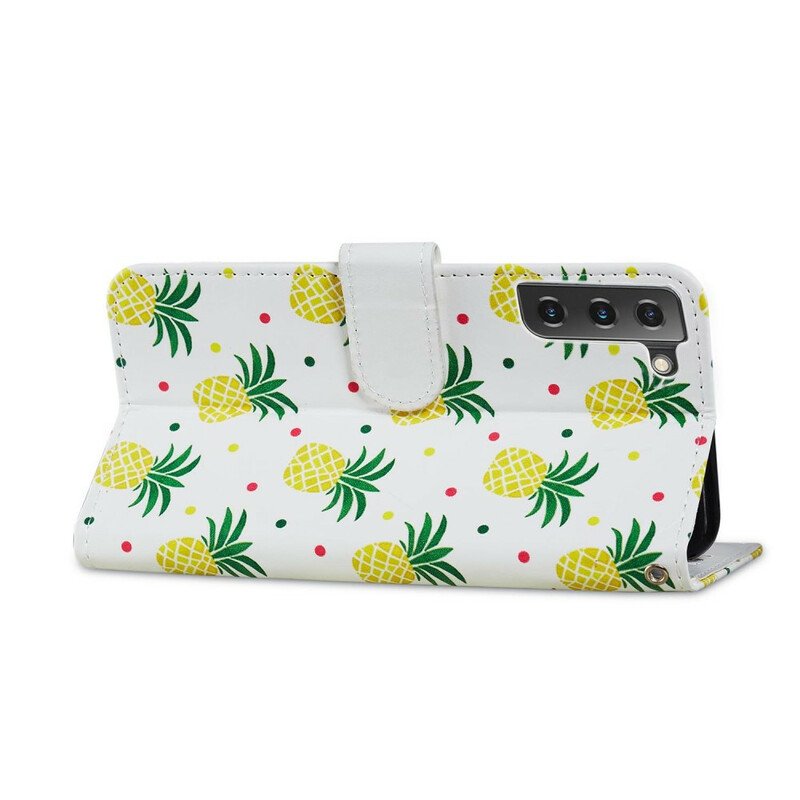 Fodral Samsung Galaxy S21 FE Flera Ananas