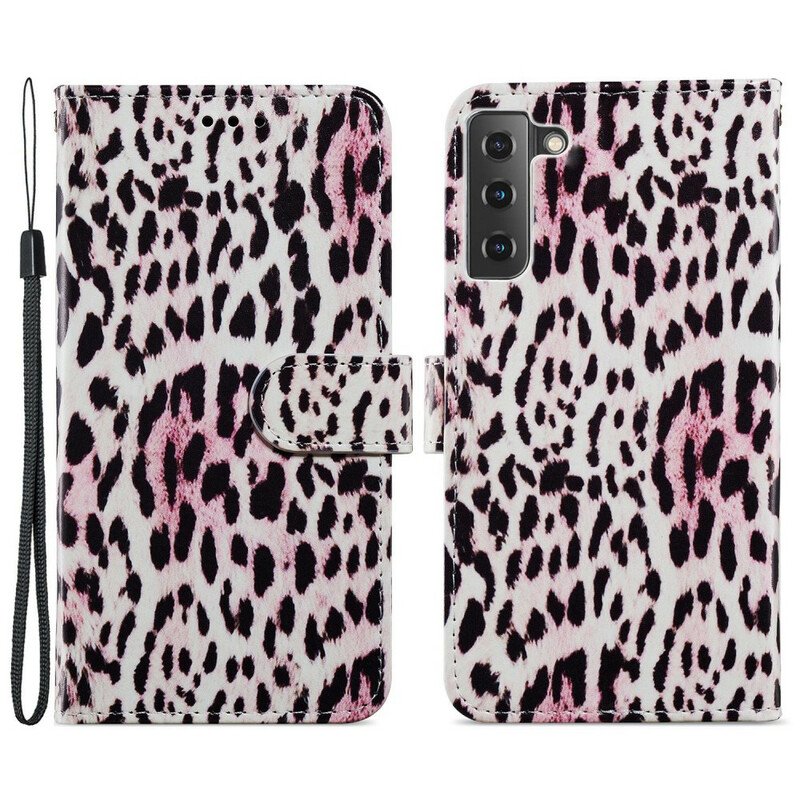 Fodral Samsung Galaxy S21 FE Leopardmönster