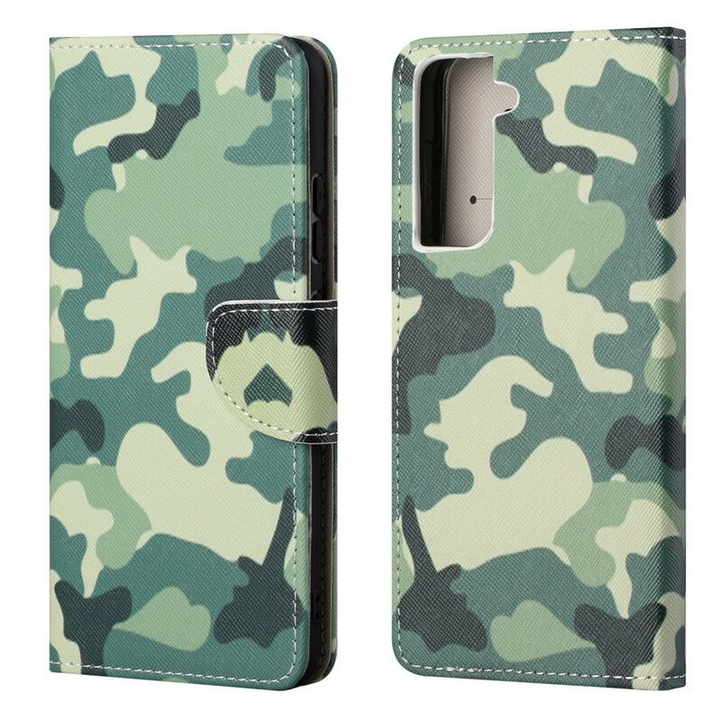 Fodral Samsung Galaxy S21 FE Militärt Kamouflage