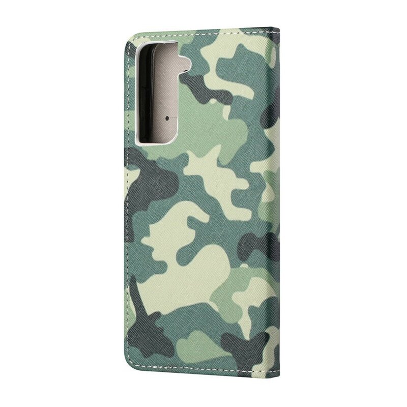 Fodral Samsung Galaxy S21 FE Militärt Kamouflage