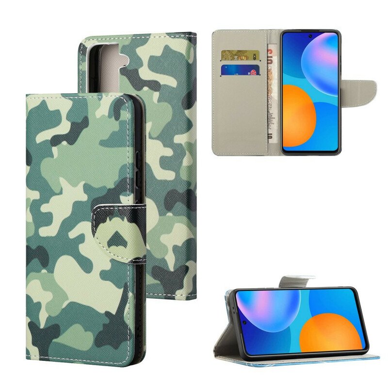 Fodral Samsung Galaxy S21 FE Militärt Kamouflage