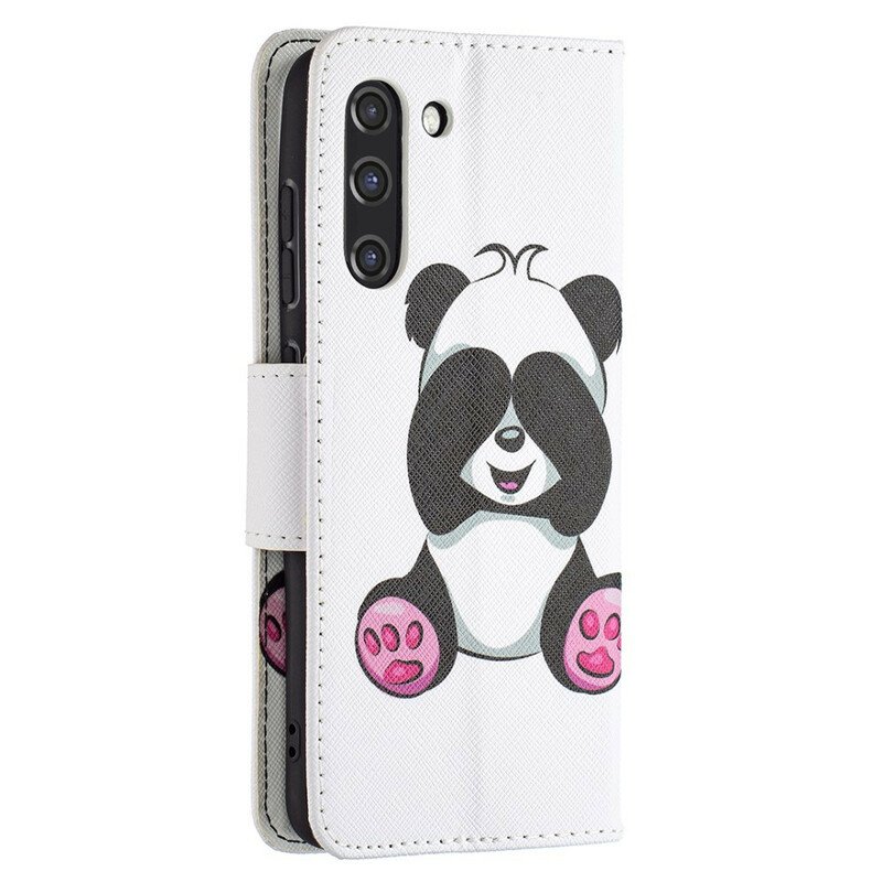 Fodral Samsung Galaxy S21 FE Panda Kul