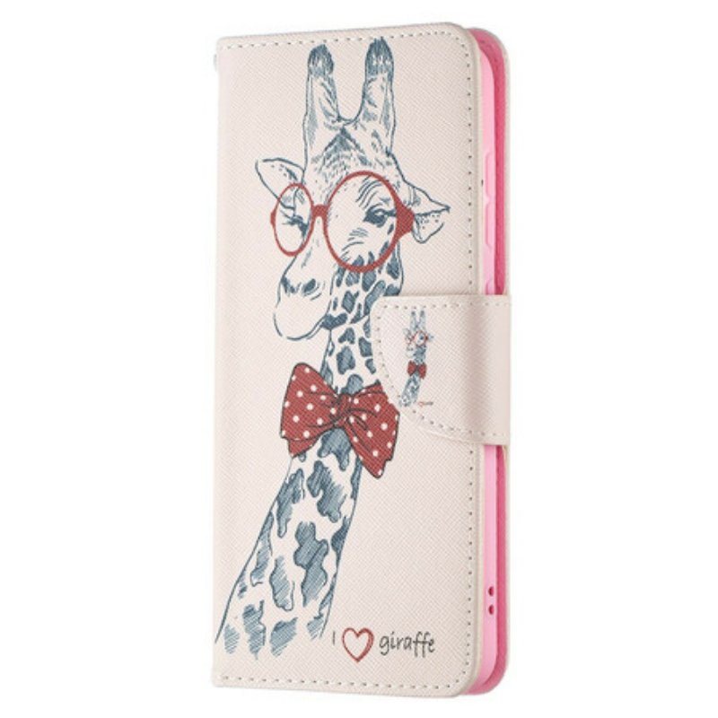 Folio-fodral Samsung Galaxy S21 FE Brainy Giraff