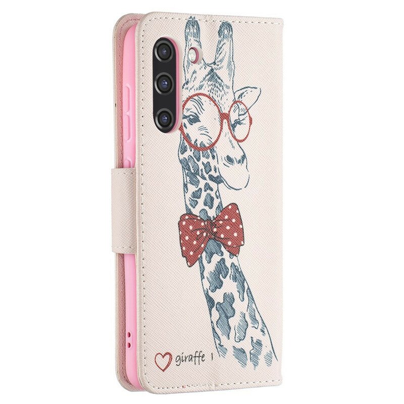 Folio-fodral Samsung Galaxy S21 FE Brainy Giraff