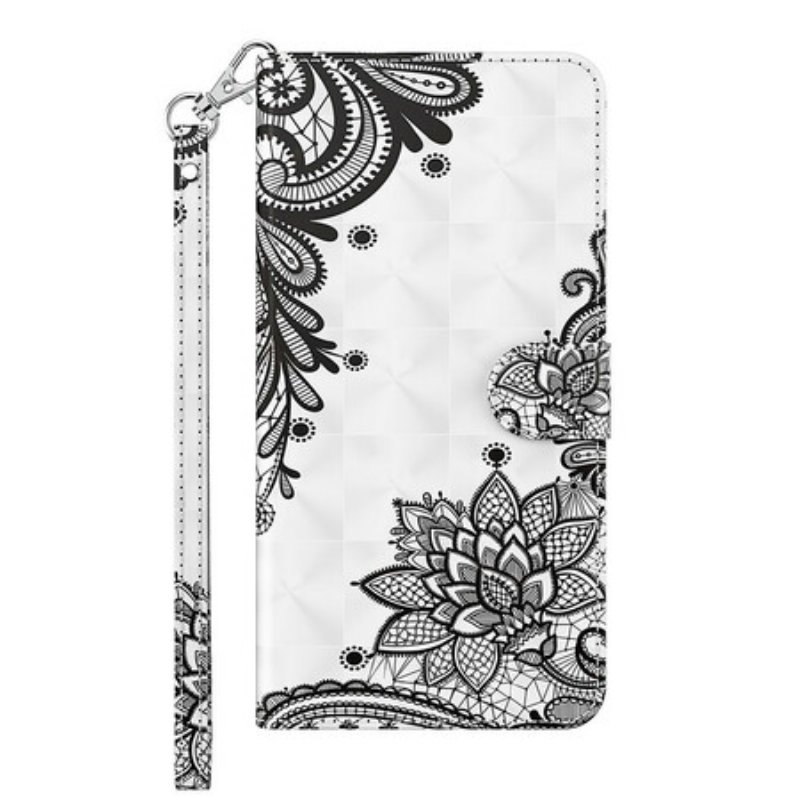 Folio-fodral Samsung Galaxy S21 FE Chic Spets