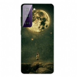 Skal Samsung Galaxy S21 FE Flexibel Moon Man