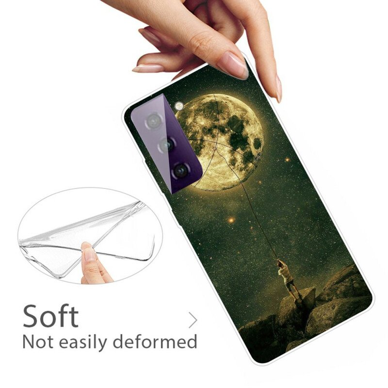 Skal Samsung Galaxy S21 FE Flexibel Moon Man