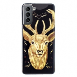 Skal Samsung Galaxy S21 FE Fluorescerande Majestic Deer