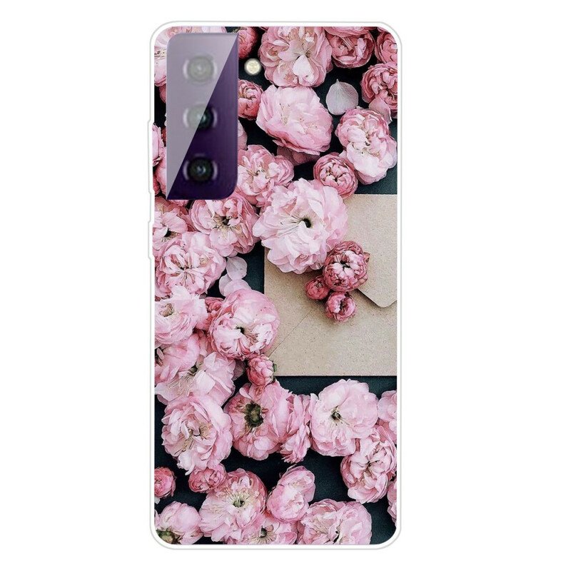 Skal Samsung Galaxy S21 FE Intensiva Blommor