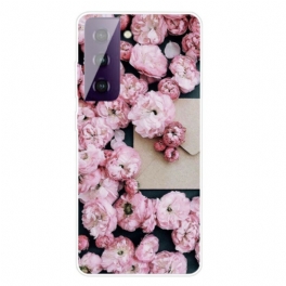 Skal Samsung Galaxy S21 FE Intensiva Blommor