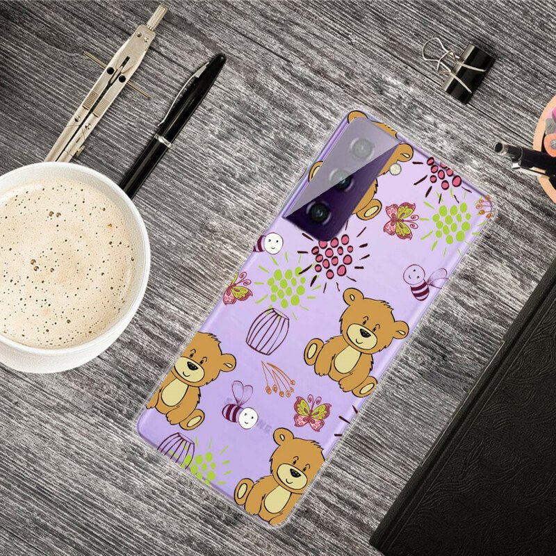 Skal Samsung Galaxy S21 FE Teddy Bears Topp