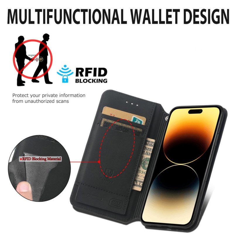 Folio-fodral iPhone 15 Pro Max Caseneo-diagram