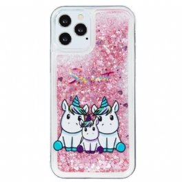 Mobilskal iPhone 15 Pro Max Unicorn Glitter