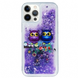 Skal iPhone 15 Pro Max Glitter Par Ugglor