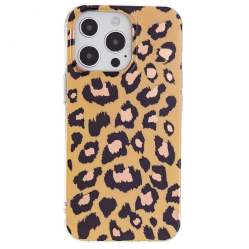 Skal iPhone 15 Pro Max Leopardmönster